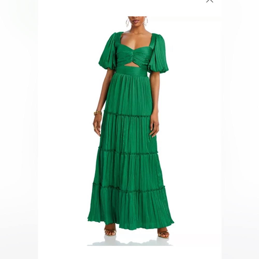 Aqua - Green Emerald formal gown